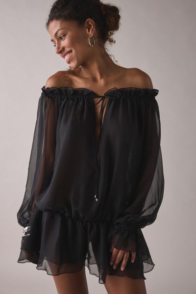 I.AM.GIA Jazmin Ruffle Chiffon Playsuit