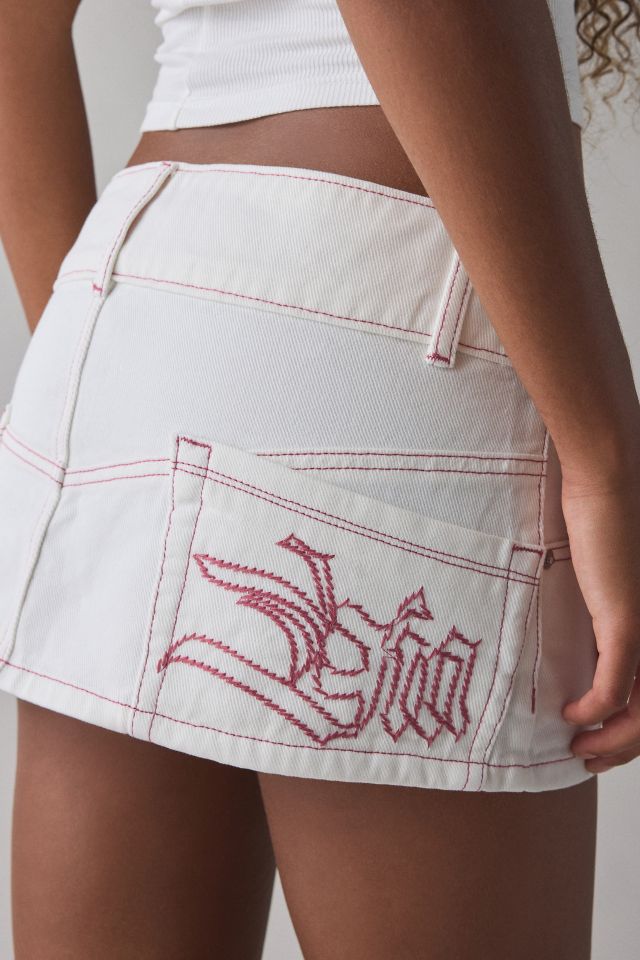 I.AM.GIA Moxie Low-Rise Denim Mini Skirt #3