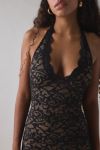 I.AM.GIA Gemma Black Lace Halter Mini Dress