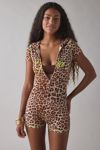 I.AM.GIA Blare Short Sleeve Zip-Front Romper
