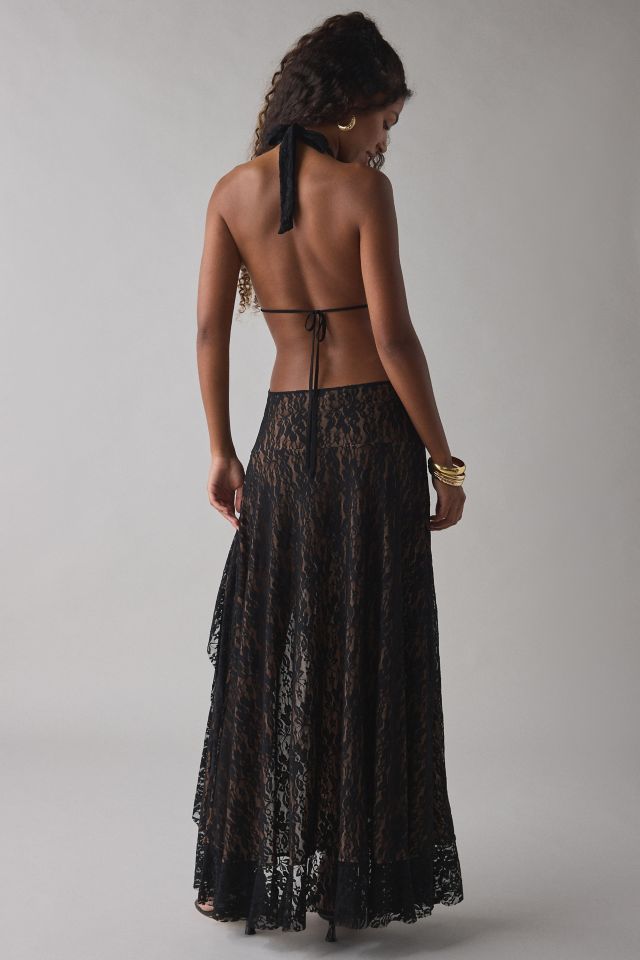I.AM.GIA. Irisia Plunging Halter Backless Maxi Dress #2