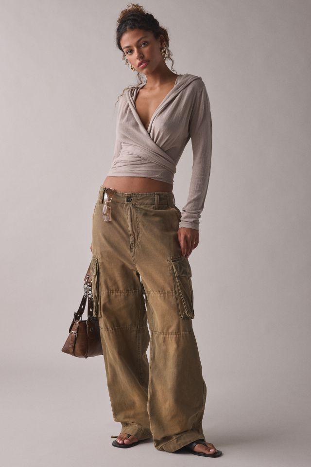 I.AM.GIA. Irina Hooded Wrap Knit Top #1