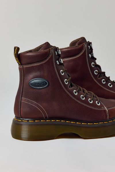 Dr. Martens' Women's Buzz 8-eye Platform Boot In Dark Brown Grizzly, Women's At Urban Outfitters
