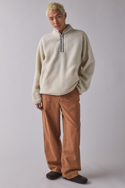 Bdg Dayton Herringbone Twill Pant In Brown, Men's At Urban Outfitters