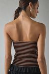 UO Iris Ruched Tie-Front Flyaway Tube Top