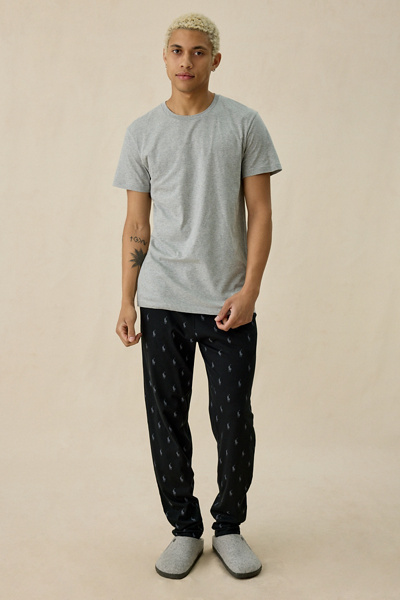 Polo Ralph Lauren Knit Pajama Pants in Black, Men's at Urban Outfitters