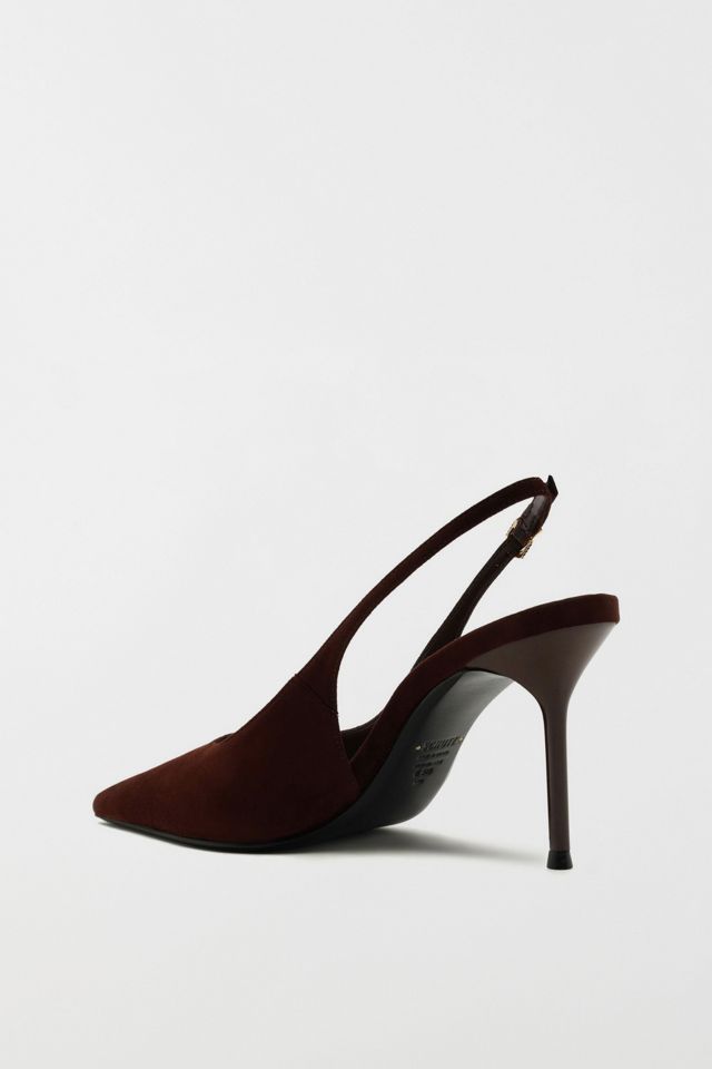 Schutz Alicia Suede Sling Heel #4