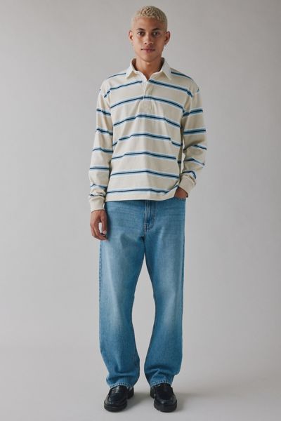 UO Striped Long Sleeve Rugby Tee