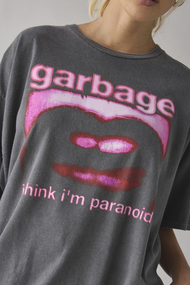 Garbage Band Paranoid Graphic T-Shirt Dress #1