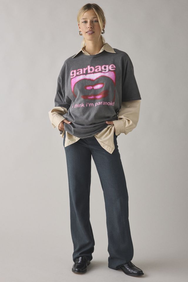 Garbage Band Paranoid Graphic T-Shirt Dress #2