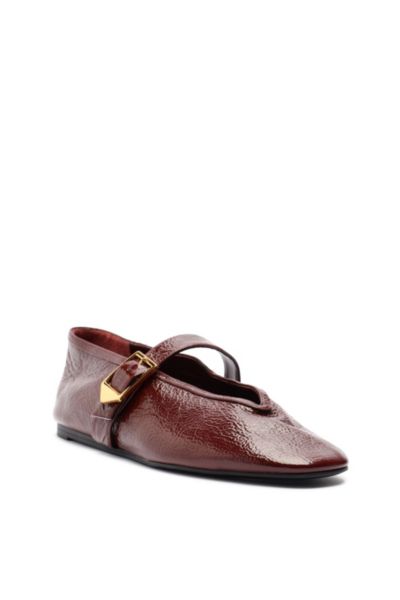 Schutz Courtney Patent Leather Mary Jane Flat