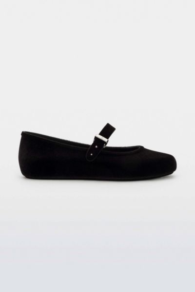 Melissa Soft Jelly Ballerina Flat In Black, Women's At Urban Outfitters