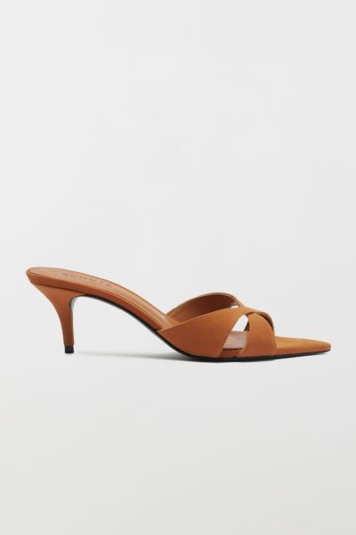 Schutz Hilda Suede Mule Heel
