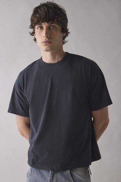 Standard Cloth Jump Shot Tee In Black, Men's At Urban Outfitters In Black