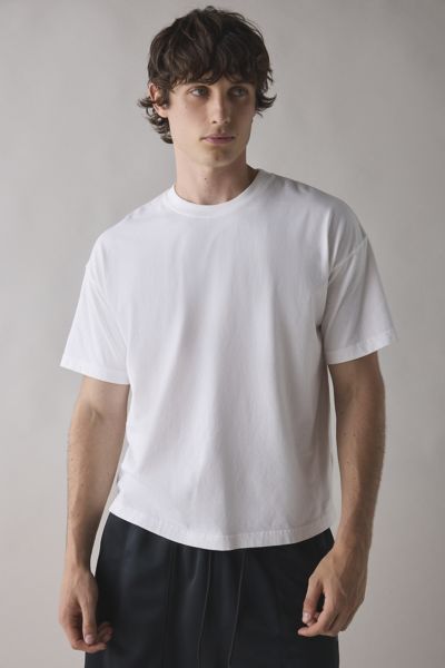 Standard Cloth Jump Shot Tee In White, Men's At Urban Outfitters In White