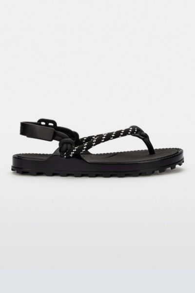 Melissa Women's Bond Sandal - Black, White In Black