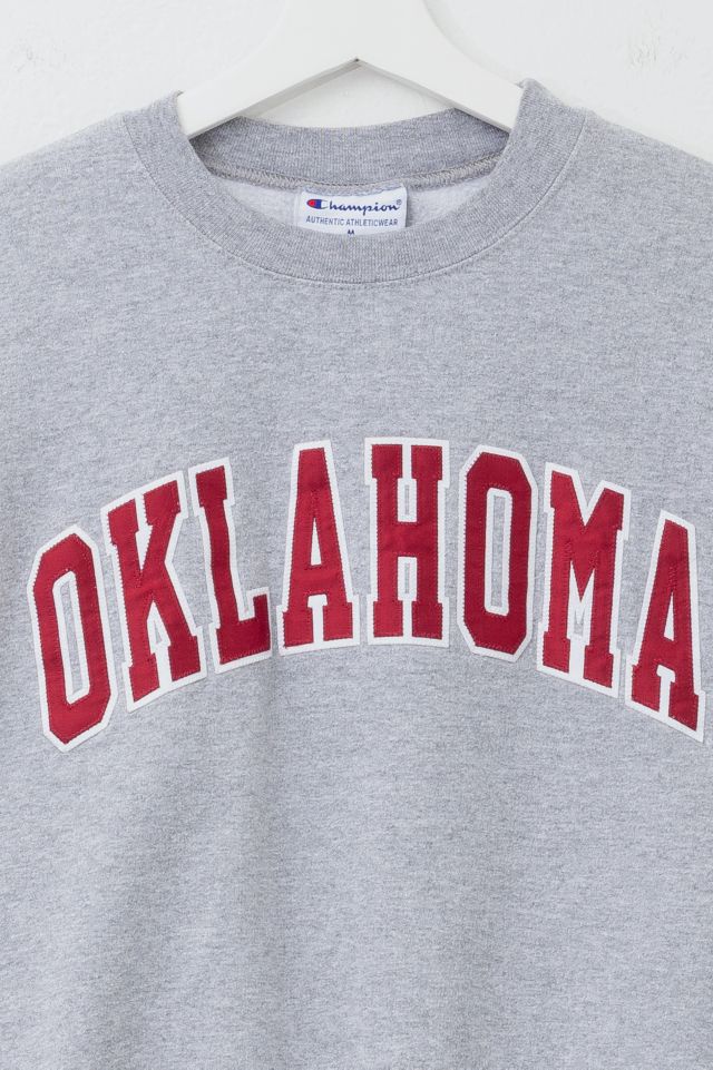 Vintage Y2K Oklahoma Champion Spell Out Crewneck Sweatshirt #1