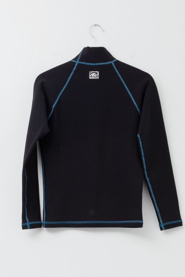 Vintage 1990s Long Sleeve Black Polartec "Wetsuit" Thermal Top #2