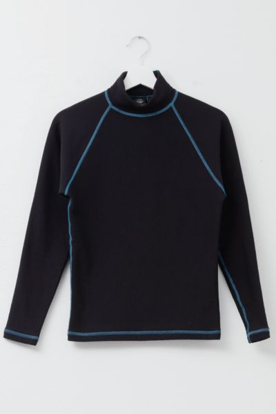 Vintage 1990s Long Sleeve Black Polartec "Wetsuit" Thermal Top