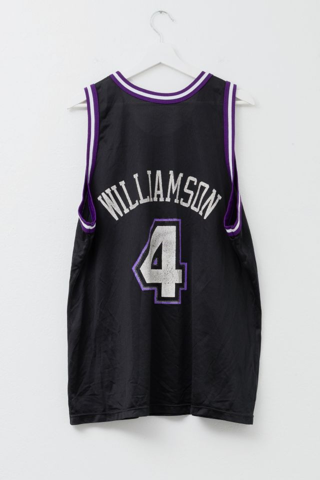 Vintage 1990s Distressed Sacramento Kings Basketball Jersey #2