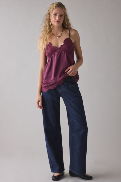 Camisole UO Faye avec garniture en dentelle cils