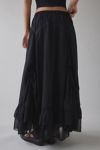 Kimchi Blue My Sweet Asymmetrical Ruffle Low-Rise Maxi Skirt