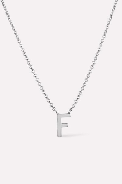 Ana Luisa Silver Letter Initial Necklace, Women's At Urban Outfitters