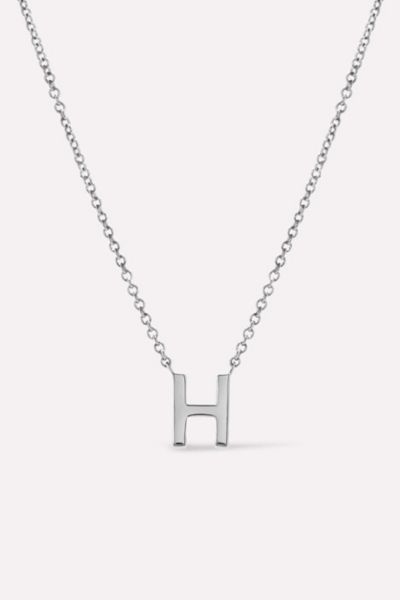 Ana Luisa Silver Letter Initial Necklace, Women's At Urban Outfitters