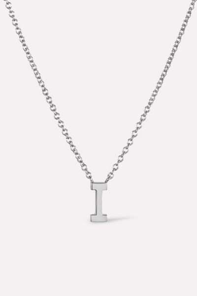 Ana Luisa Silver Letter Initial Necklace, Women's At Urban Outfitters
