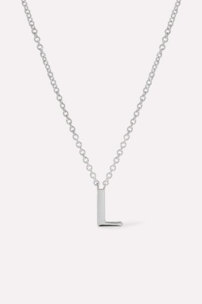 Ana Luisa Silver Letter Initial Necklace, Women's At Urban Outfitters