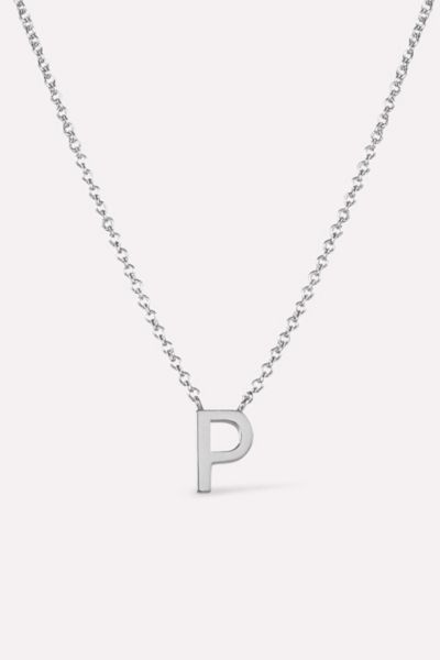 Ana Luisa Silver Letter Initial Necklace, Women's At Urban Outfitters