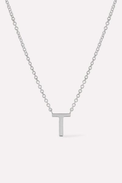 Ana Luisa Silver Letter Initial Necklace, Women's At Urban Outfitters