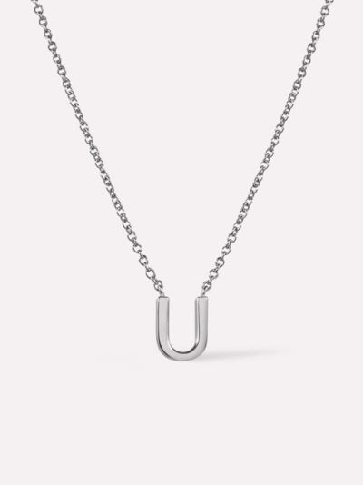 Ana Luisa Silver Letter Initial Necklace, Women's At Urban Outfitters