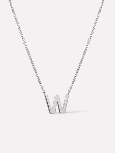 Ana Luisa Silver Letter Initial Necklace, Women's At Urban Outfitters