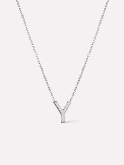 Ana Luisa Silver Letter Initial Necklace, Women's At Urban Outfitters
