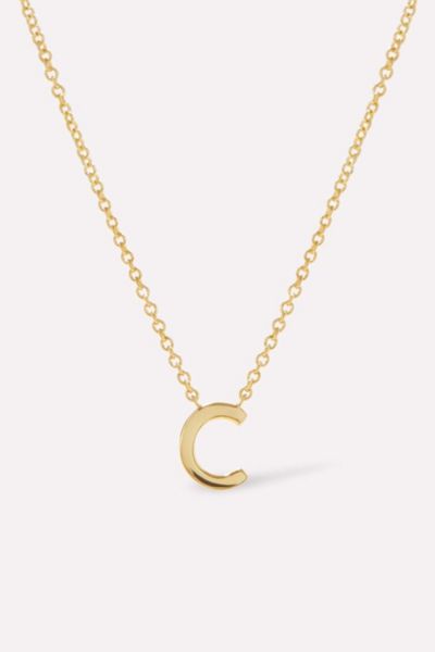 Ana Luisa Gold Letter Initial Necklace, Women's At Urban Outfitters