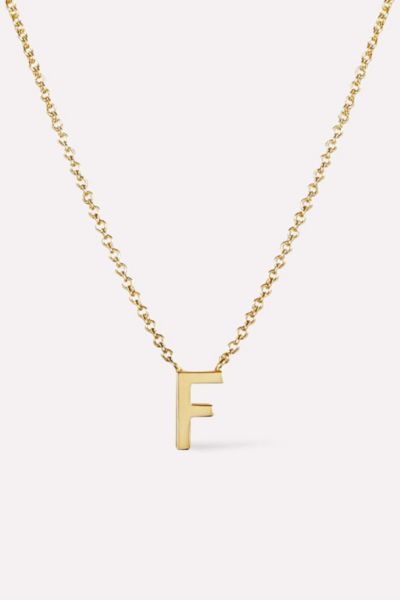 Ana Luisa Gold Letter Initial Necklace, Women's At Urban Outfitters