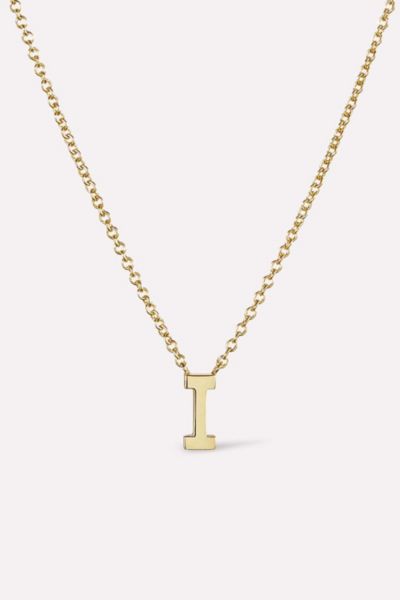 Ana Luisa Gold Letter Initial Necklace, Women's At Urban Outfitters