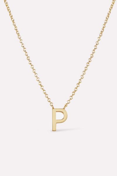 Ana Luisa Gold Letter Initial Necklace, Women's At Urban Outfitters