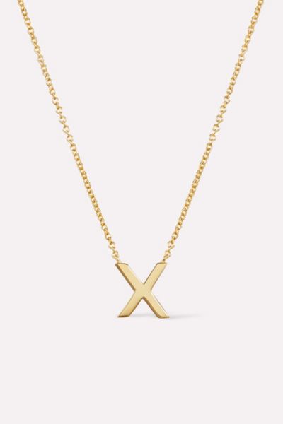 Ana Luisa Gold Letter Initial Necklace, Women's At Urban Outfitters