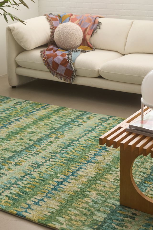 Paint Chip Woven Wool Rug #1