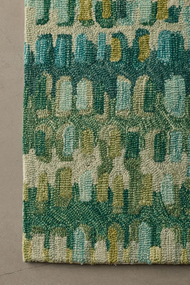 Paint Chip Woven Wool Rug #3