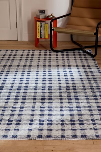 Tattersall Gingham Woven Indoor/Outdoor Rug