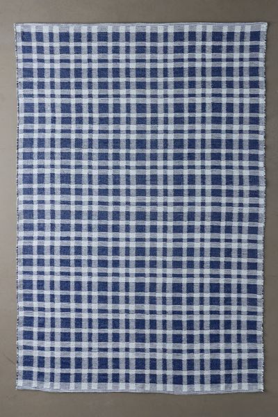Tattersall Gingham Woven Indoor/Outdoor Rug
