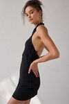 UO G.N.O. High Mockneck Halter Bodycon Mini Dress