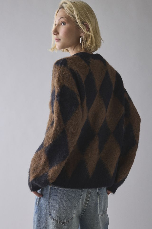 Daisy Street Darie Diamond Brushed Knit Sweater #2