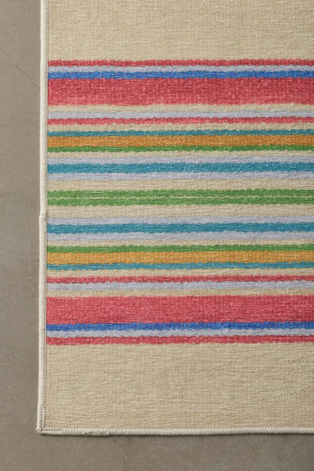 Cady Striped Washable Rug #3