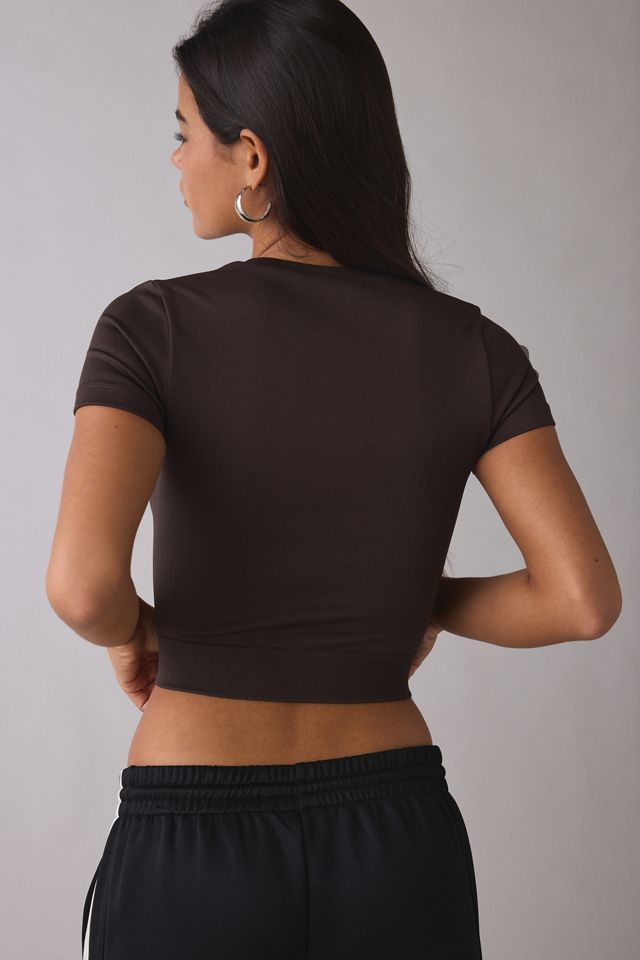 adidas Workout Essentials Ribbed Knit Baby Tee #2