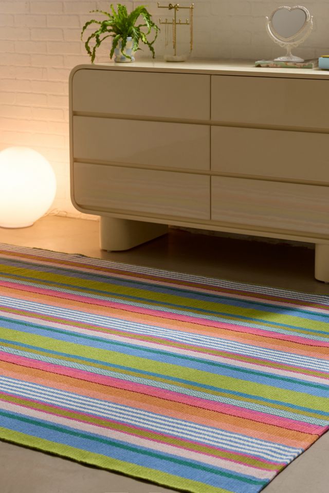 Mellie Striped Handwoven Rug #1