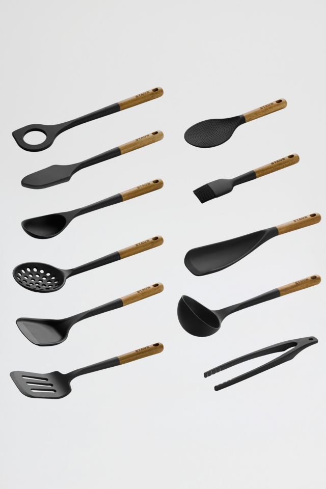 Staub Silicone and Wood Cooking Utensil Set #3
